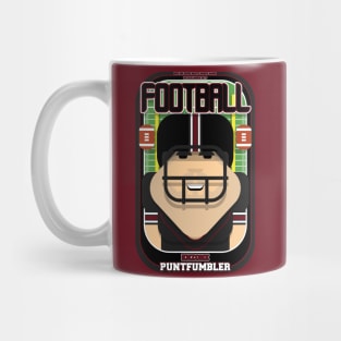 American Football Black and Maroon - Enzone Puntfumbler - Victor version Mug